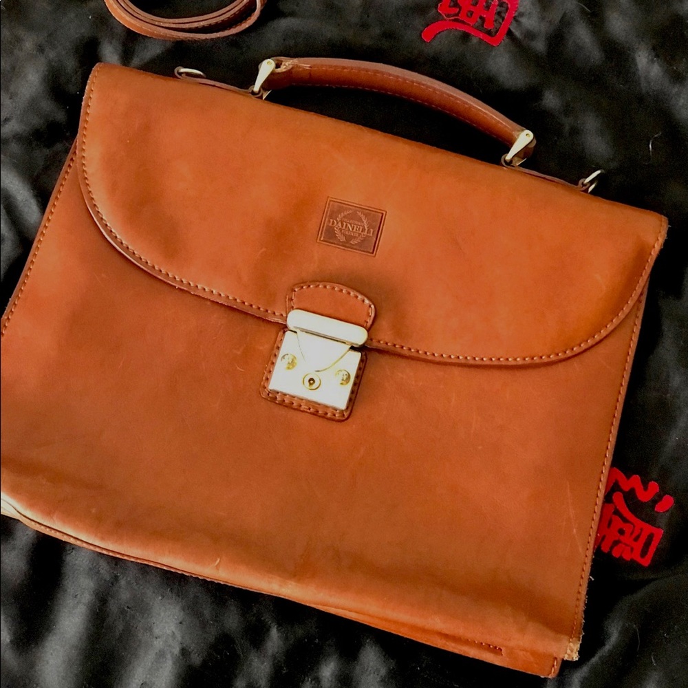 Dainelli Firenze leather briefcase - Picture 1 of 8